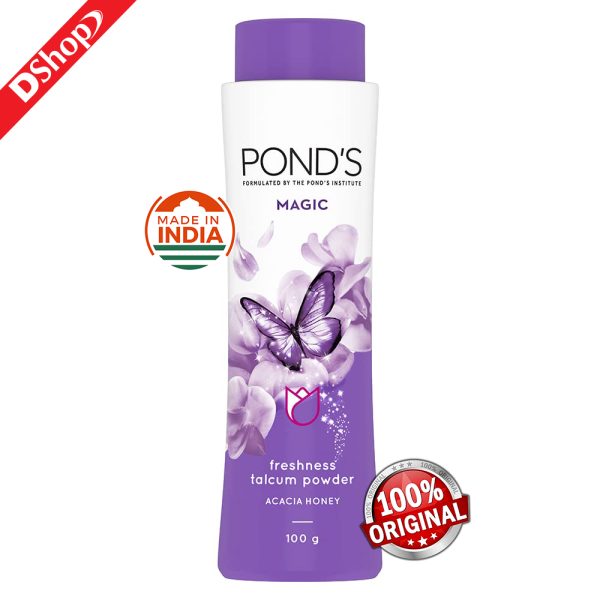 POND'S Magic Freshness Talcum Powder, Acacia Honey, 100 g